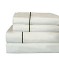thumbnail image 4 of MELANGE HOME Percale Single Marrow Embroidery Bed Sheet Set & Pillowcase Pair Rose Standard Pillowcase (Set of 2) Modern & Contemporary, 4 of 5