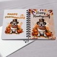 thumbnail image 4 of Happy Thanksgiving Bulldog Welcome Thankful Fall Autumn Pumpkin Spiral Bound Journal Dog Lover Gifts Idea 5x7in Spiral Notebook - 02021, 4 of 5