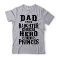 thumbnail image 5 of Mens Dad And Daughter Shirt Father Daughter Shirt He Is Her Hero And She is His Princess Shirt (X-Large Navy Blue), 5 of 6
