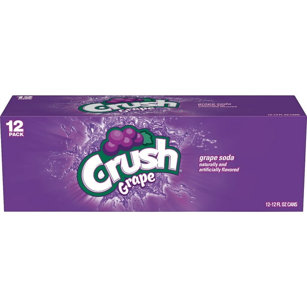 Crush Grape Soda 12 Fl Oz 12 Count Walmart Com