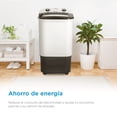 thumbnail image 4 of Lavadora Semiautomática Midea  Una Tina 10 Kg Impulsor Dual Force 2 Ciclos de Lavado MLTS101M2SGDW, 4 of 6