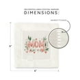 thumbnail image 5 of Jolitee Decorative Hemstitch Cocktail Napkins, 6"x6" Washable Linen-Like Cloth Napkins, Handmade for Entertaining and Everyday Use (Mom Pastel), 5 of 7