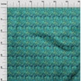 thumbnail image 2 of oneOone Polyester Lycra Teal Green Fabric Batik Craft Projects Decor Fabric Printed By The Yard 56 Inch Wide - G1, 2 of 4