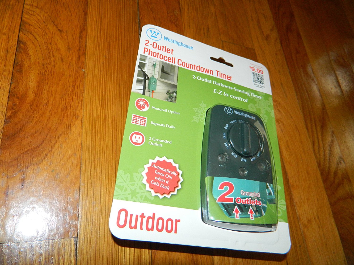 2outlet photocell countdown timer by , Ground Digital TriMode Grounded