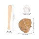 thumbnail image 2 of Small Baseball Bat Miniature Baseball Glove Ball Kit Dolls House Accessories Cylindrical Shape 2 Sets, 2 of 4
