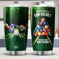 thumbnail image 2 of Billiards Tumbler For Coffee 20oz Stainless Steel Cup For Men Husband Funny Saying Travel Mug Sports Themed Cup With Lid Novelty Gift For Billiards Lovers Insulated Mugs, 2 of 6