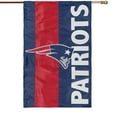 thumbnail image 1 of New England Patriots 28" x 44" Double-Sided Embellish House Flag, 1 of 2