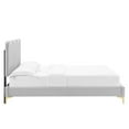 thumbnail image 2 of Current Performance Velvet Queen Platform Bed, 2 of 7