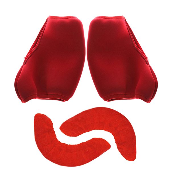 Cubre Patines Botas de Patinaje Cubrezapatillas Blade Soaker Protector de Zapatos de Skate Rojo - L L Baoblaze Funda para botas de patinaje artístico