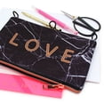 thumbnail image 4 of Pen+Gear 3 Loop EVA Black Marble Binder Pencil Pouch, 4 of 6