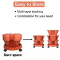 Stackable Planter 6 Tier with Removable Wheels and Tools, Tower Garden