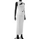 thumbnail image 5 of Falda Conjuntos de falda de 2 piezas para mujer Ahueca hacia fuera Bodycon Tops Falda Color sólido Traje diario Ygjytge M Blanco para Mujer, 5 of 9