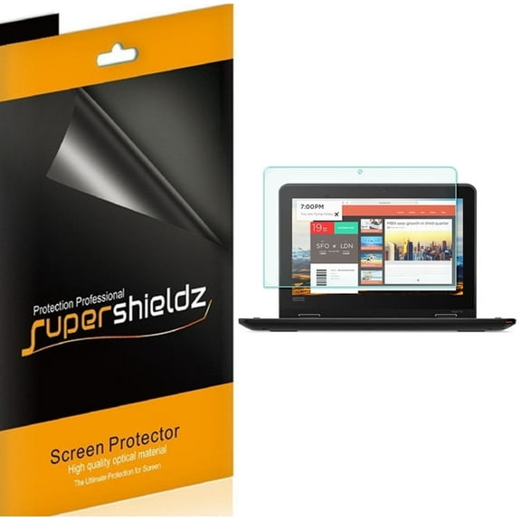 [3-Pack] Supershieldz for Lenovo ThinkPad Yoga 11e (5th Generation) Screen Protector, Anti-Bubble High Definition (HD) Clear Shield