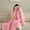 Pink, variant on Chunky Knit Blanket Throw 50x60 Inches,  Knit Crochet Blanket,Cozy Lightweight  ,Wrinkle-Resistant Polyester for Couch Bed Sofa Reading Nook,Grey