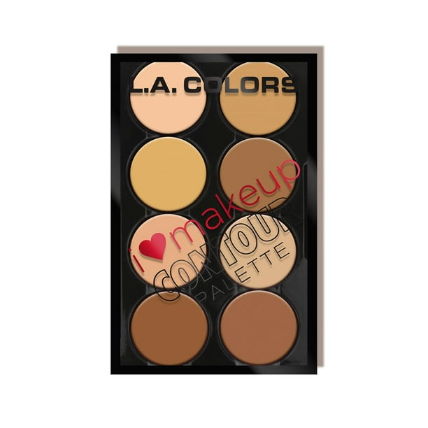 Paleta de contorno L.A. COLORS I Heart Makeup C30352