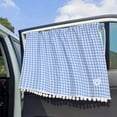 thumbnail image 5 of Universal Car Sunshade for Kids - Rear & Side Window Shades with Suction Cups, UV Heat Shield for Baby Safety, Easy Install Adjustable Sun Blocker, 2-Pack halloween decorations, 5 of 6