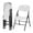 White, variant on VTOY Plastic Folding Chairs Foldable Chairs 1-Pack for Home and Office, for Indoor and Outdoor Events-White