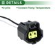 thumbnail image 4 of Arneses de cableado del sensor de temperatura del refrigerante Unique Bargains 2Pin para Mazda B4000 2001-2005 No.Xs6Z12A648Ba/3U2Z14S411HYA 2 Pcs Terminales 1 Set 18gauge, 4 of 6
