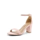 thumbnail image 1 of Sandalias de Tacón Bajo Chunk para Mujer DREAM PAIRS Rosa Talla 7, 1 of 8
