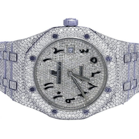 Audemars Piguet Royal Oak 41MM Steel VS Diamond Watch 33.0 Ct