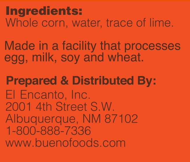 Bueno Foods Stone Ground Corn Tortilla 8 oz, 12 Count