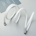 thumbnail image 2 of Universal Explosion-proof Anti Winding Water Tube Handheld Shower Head Hose Faucet Hose PVC SILVER 1M, 2 of 8