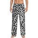 thumbnail image 1 of Fotbe Weave Geometric Pantalones de Pijama para Hombre, Pantalones de Dormir, Pantalones de Casa con Cintura Ajustable y Bolsillos-Large, 1 of 6
