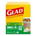 thumbnail image 2 of Sacs certifiés compostables de Glad, boîte de 20 petits sacs de compostage, 2 of 13