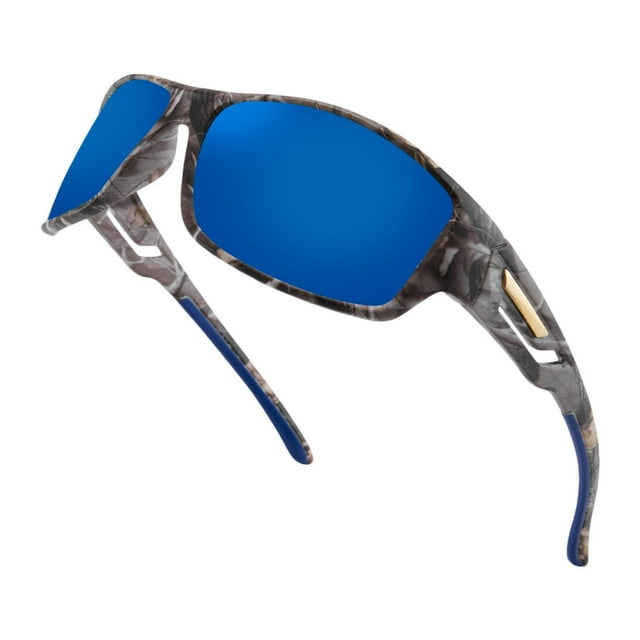 Gafas de polarizadas, regalo para hombres, gafas de antideslumbrantes para conducir, ciclismo, golf, conducción al libre, caza. azul