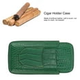 thumbnail image 4 of Cigar Humidor Case, Artificial Leather 3 Finger Cigar Box With Pocket Portable Cigar Holder For Travel Outdoor Business, 4 of 8