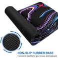 thumbnail image 6 of Colorful LinesLine Theme&nbsp;mouse Padswaterproofnon Slip&nbsp;for Office Home Work GamingmousepadRubber Base Mousepad with Stitched Edges 31.5x11.8inches, 6 of 7