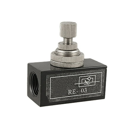 - Unique Bargains Adjustable Screw Knob Air Flow Controller Valve RE-03