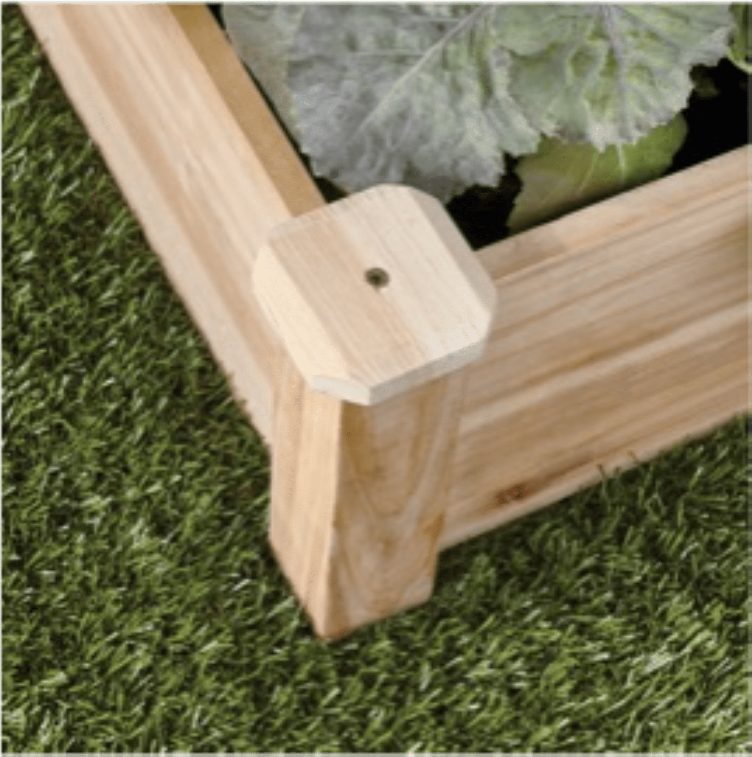 Panacea Three-Tiered Stair Step Raised Garden Bed Cedar 4'L x 4'W