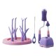 thumbnail image 4 of Limpiador de cepillos para biberones, cepillo para limpieza de biberones, rejilla de drenaje portátil, cepillo multifuncional, juego de cepillos para Violeta CUTICAT cepillo de botella, 4 of 8