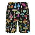 thumbnail image 6 of Disketp Men'S Swim Trunks Hawaiian Breathable Surf Beach Swimsuits Mesh Lining Beach Shorts With Pockets-Bright Mushrooms, 6 of 9