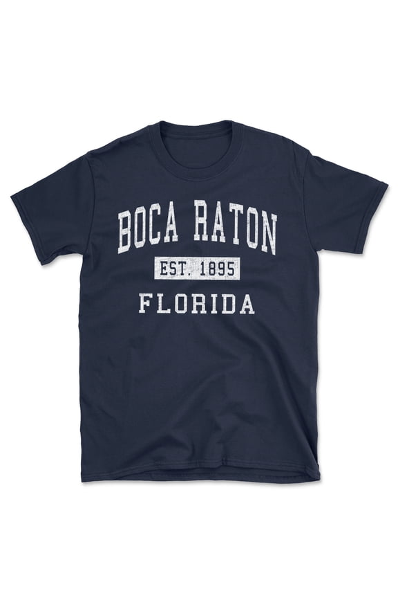 Boca Raton Florida Classic Established Men's Cotton T-Shirt