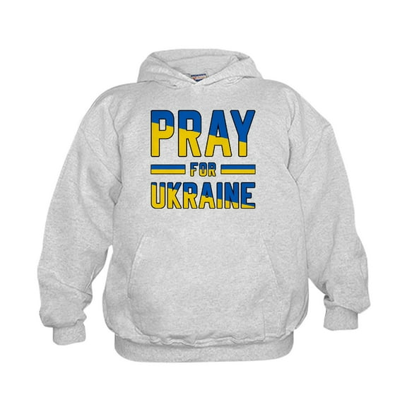 CafePress - Pray For Ukraine Sweatshirt - Kids Hooded Sweatshirt, Classic Hoodie