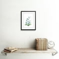 thumbnail image 2 of Flower Bluebells Illustration Art Print Framed Poster Wall Decor 9x7 inch, 2 of 5