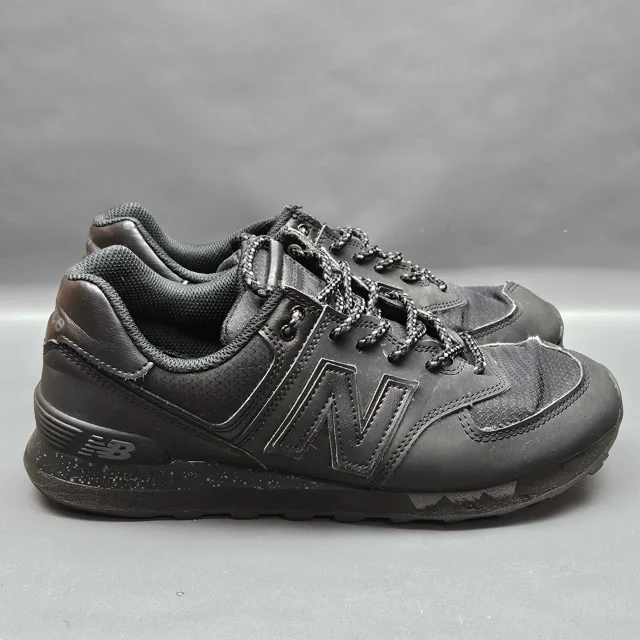 New Balance 574 Outdoor Pack Mens Size 8 Black Low Top Retro Sneakers