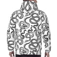 thumbnail image 7 of Naloa Hand Drawn Snake Men's Casual Hooded Collar Drawstring Hoodies Pullover Sweatshirts Casual Long Sleeve Shirts-3X-Large, 7 of 7