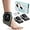 Grey, variant on Foot Renew Triple Method Massager - Portable Heated Wireless Ankle Wrap for Neuropathy, 3-Level Heat & Vibration Adjustable, Smart Timer, Touch Screen - for Pain Relief & Relaxation