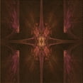 thumbnail image 1 of Ahgly Company Tapis d'Intérieur Lavable en Machine Carré Transitionnel Rouge Brun, 4 Pieds Carré, 1 of 7