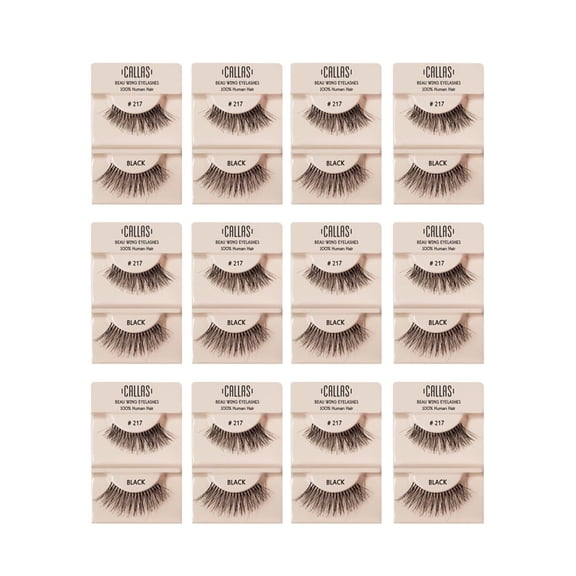 Callas Beau Wing Eyelashes #217 (1 pair x 12 sets)