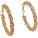 thumbnail image 3 of Pendientes de aro grandes para mujeres y niñas, aros envueltos en diamantes de imitación bohemios, pendientes colgantes, ligeros, cómodos, brillantes, para bodas, Navidad, cumpleaños, joyería, regalos, 3 of 4