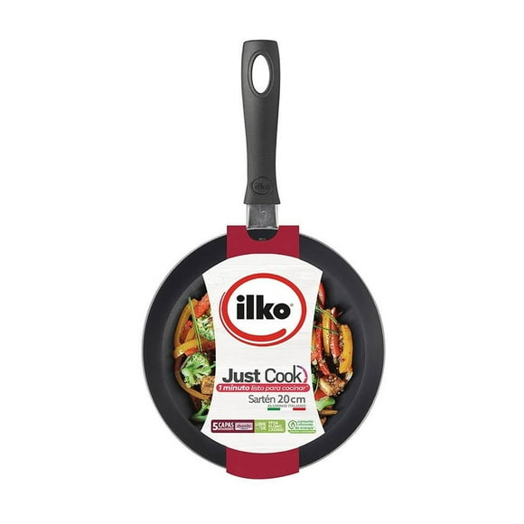 Sartén Ilko Just Cook 20 cm Antiadherente Rojo