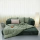 thumbnail image 5 of Ilios Innova | Sofá Cama Terni de 2 Plazas Comprimido Verde Moderno con Múltiples Configuraciones, Estructura Memory Foam y Tapizado Chenille Acanalado Suave., 5 of 9