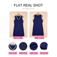 thumbnail image 5 of Vestido EVALESS, verano 2026, moderno, cuello en V, sin mangas para mujer, 5 of 5