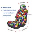 thumbnail image 3 of Yiaed Easter Eggs2 Print Car Seat Covers,Universal Auto Seats Protector Fits for Car,SUV Sedan,Truck,Automotive Seat Covers & Accessories, 3 of 5