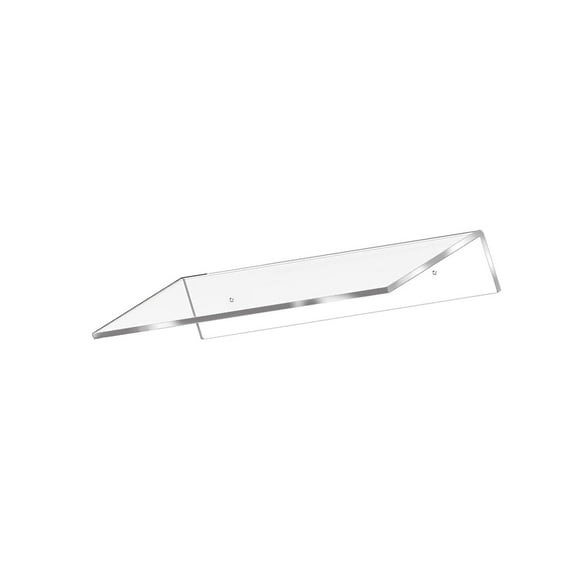 Electronicheart Sleek Acrylic Storage Shelf Functional Book Shelf Holder for Bathroom Home Office Style A 1Set