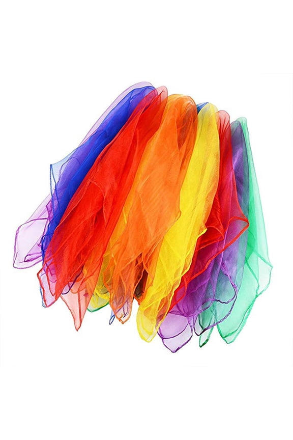 Dancing And Juggling Towels Candy Colored Gym Towel Dance Practical Gauze Scarf